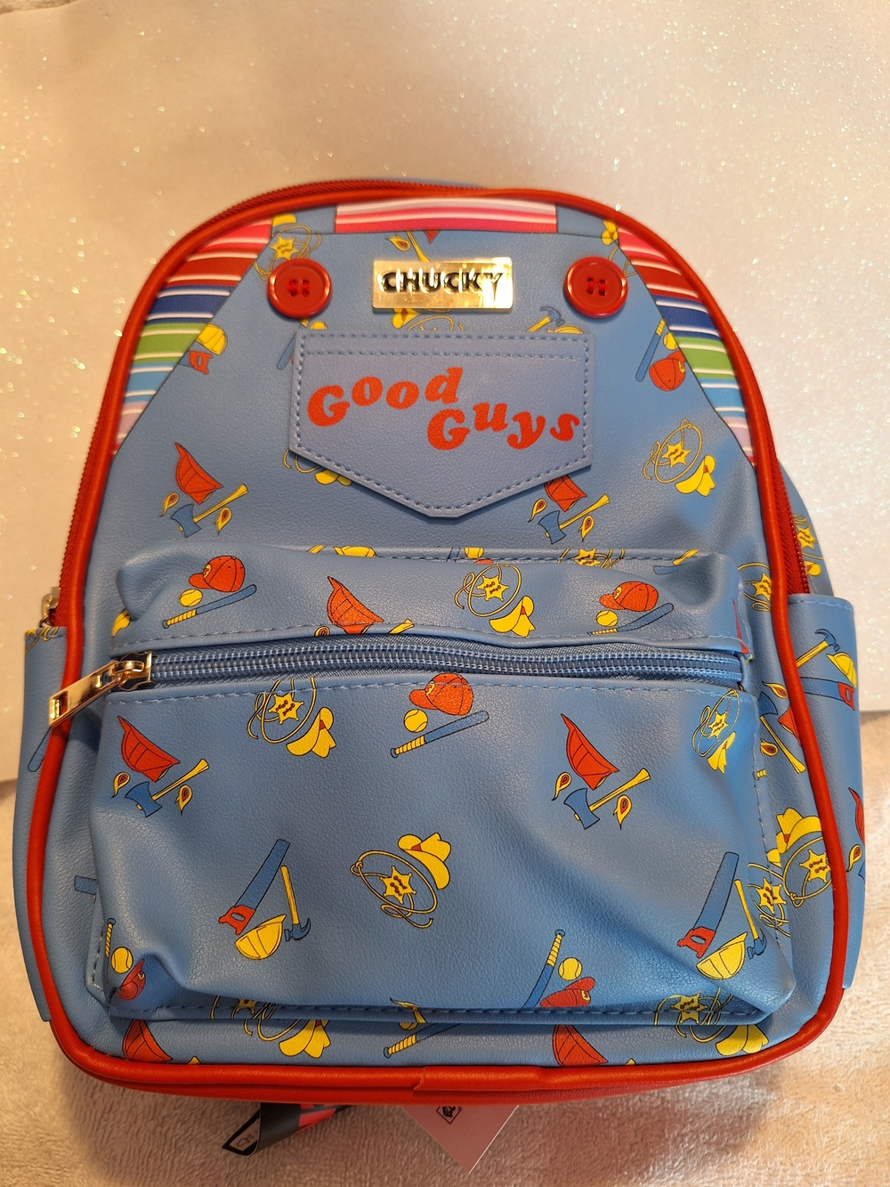 CHUCKY GOOD GUYS 12 Inch Mini  Backpack Universal City New